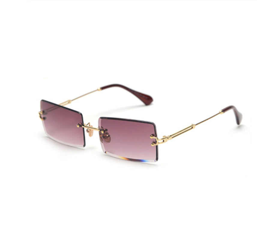  Sunglasses  Fashion Rimeless rectangle  