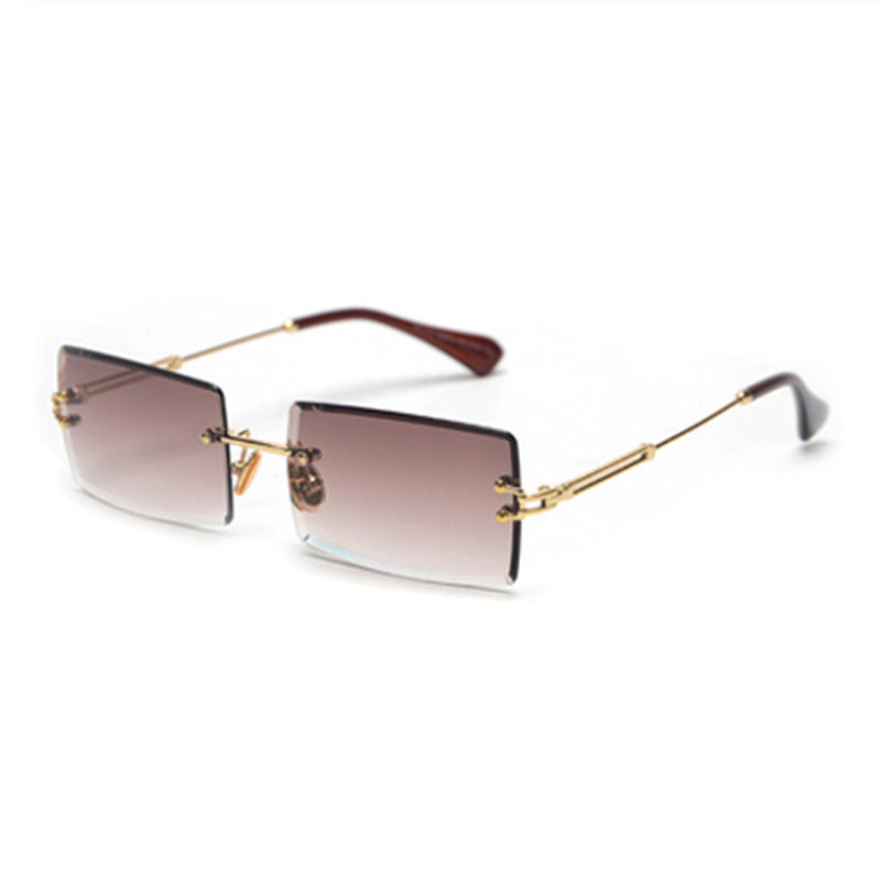  Sunglasses  Fashion Rimeless rectangle  