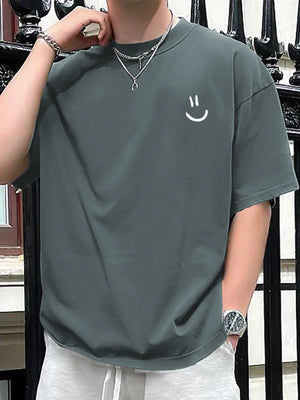 Manfinity Men'S Drew  Oversized T-Shirt