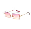  Sunglasses  Fashion Rimeless rectangle  