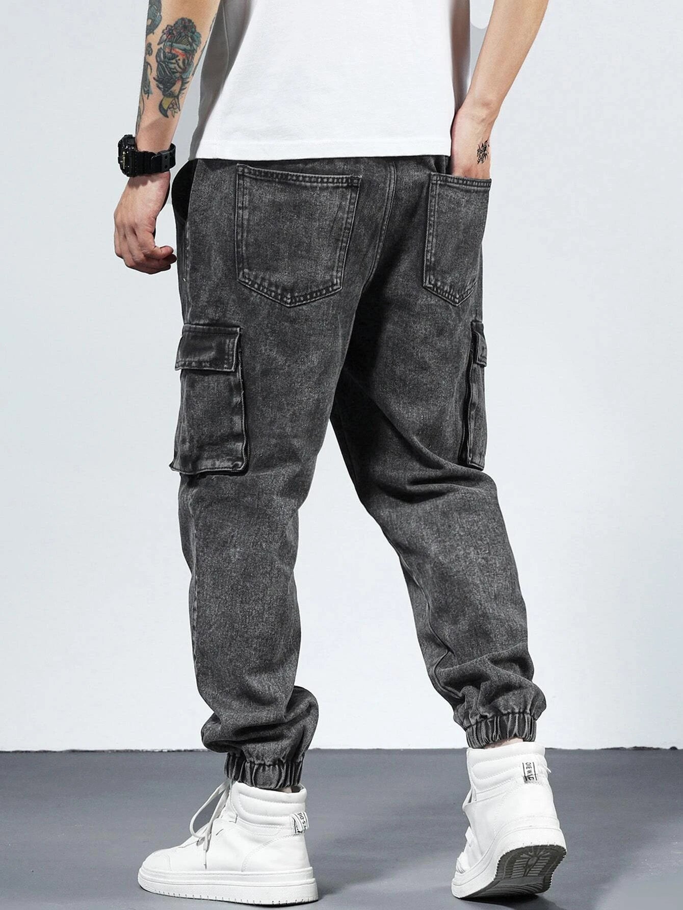 Manfinity Men Cotton Jogger Jeans