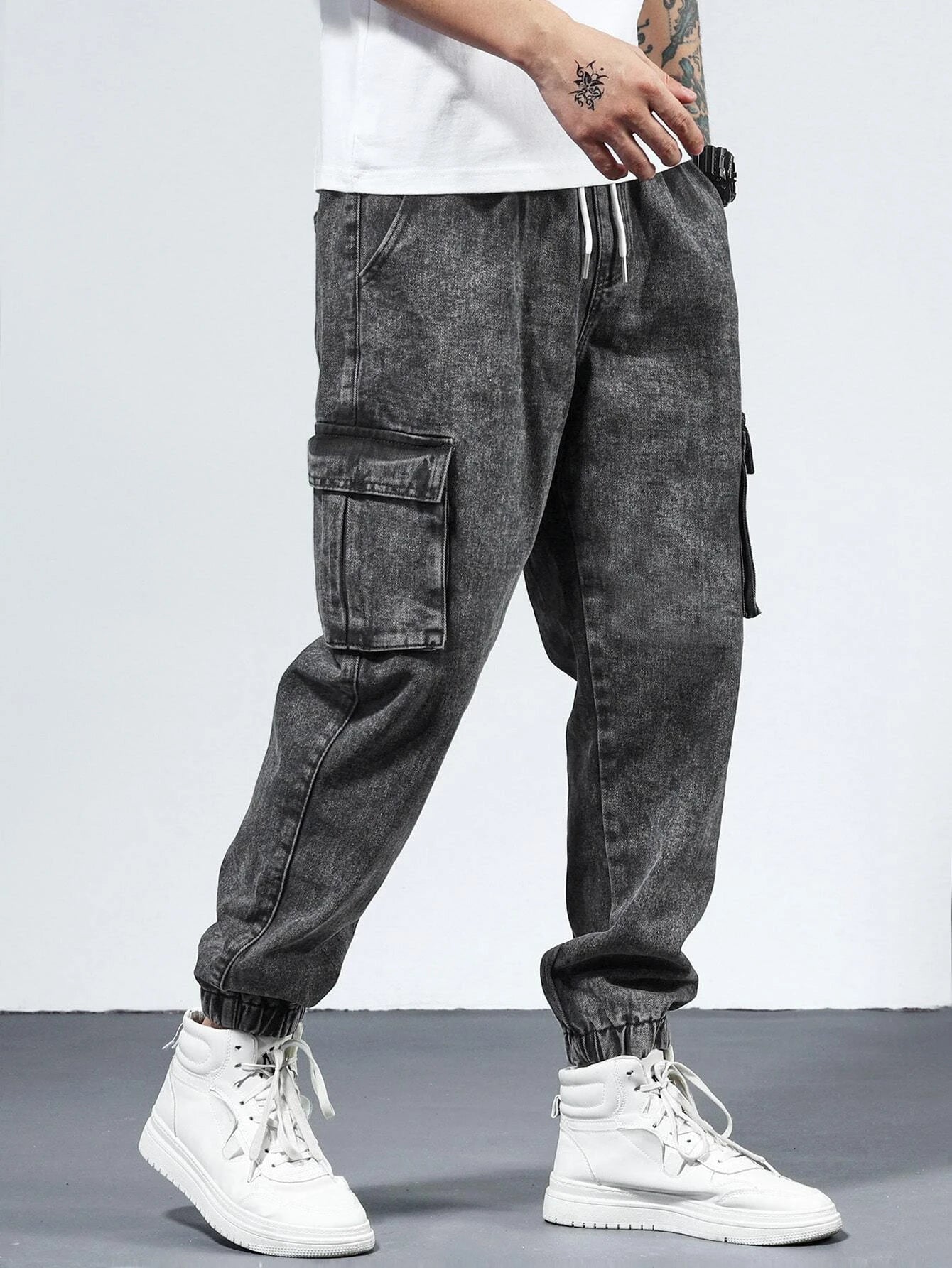 Manfinity Men Cotton Jogger Jeans