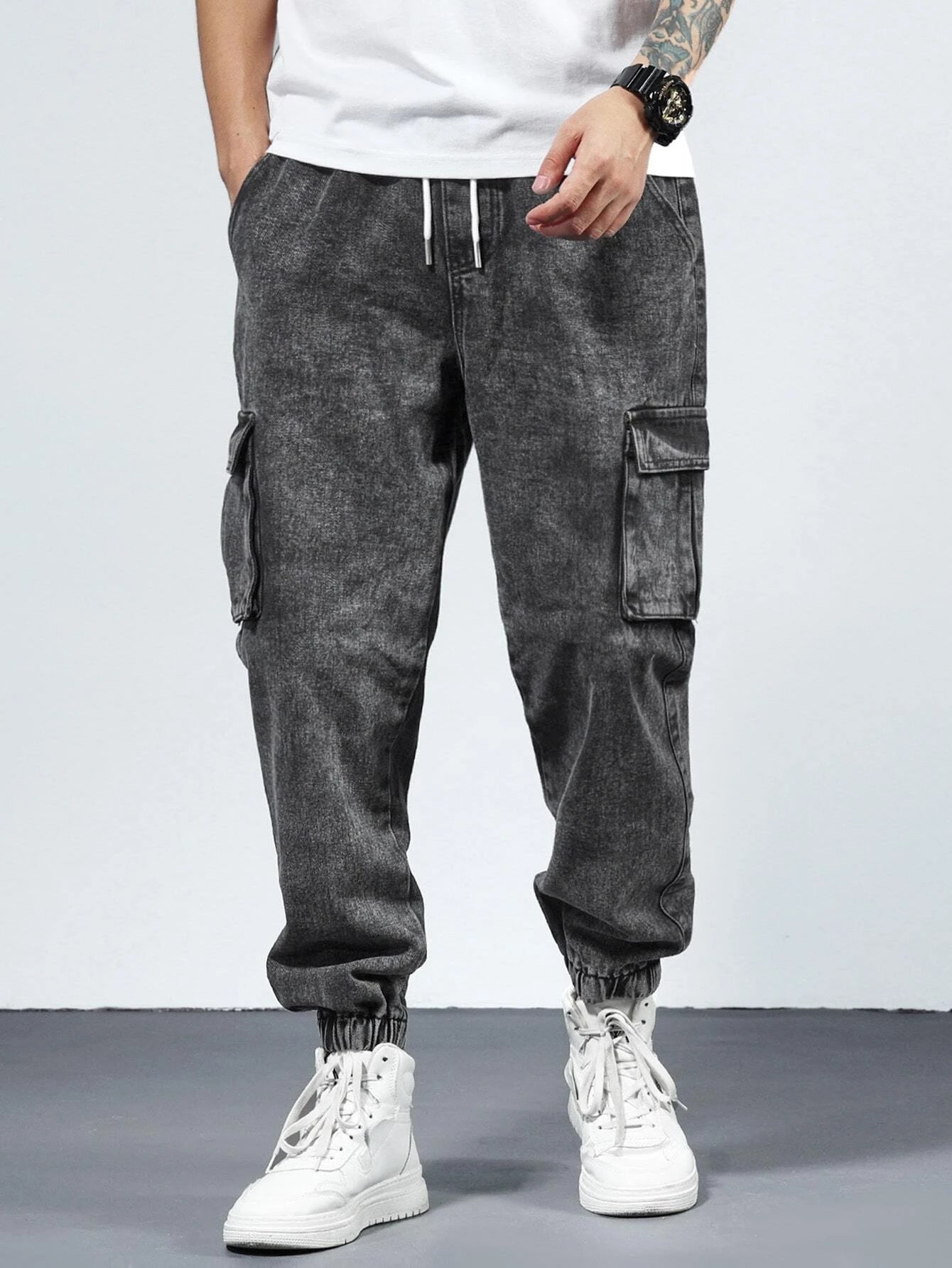 Manfinity Men Cotton Jogger Jeans