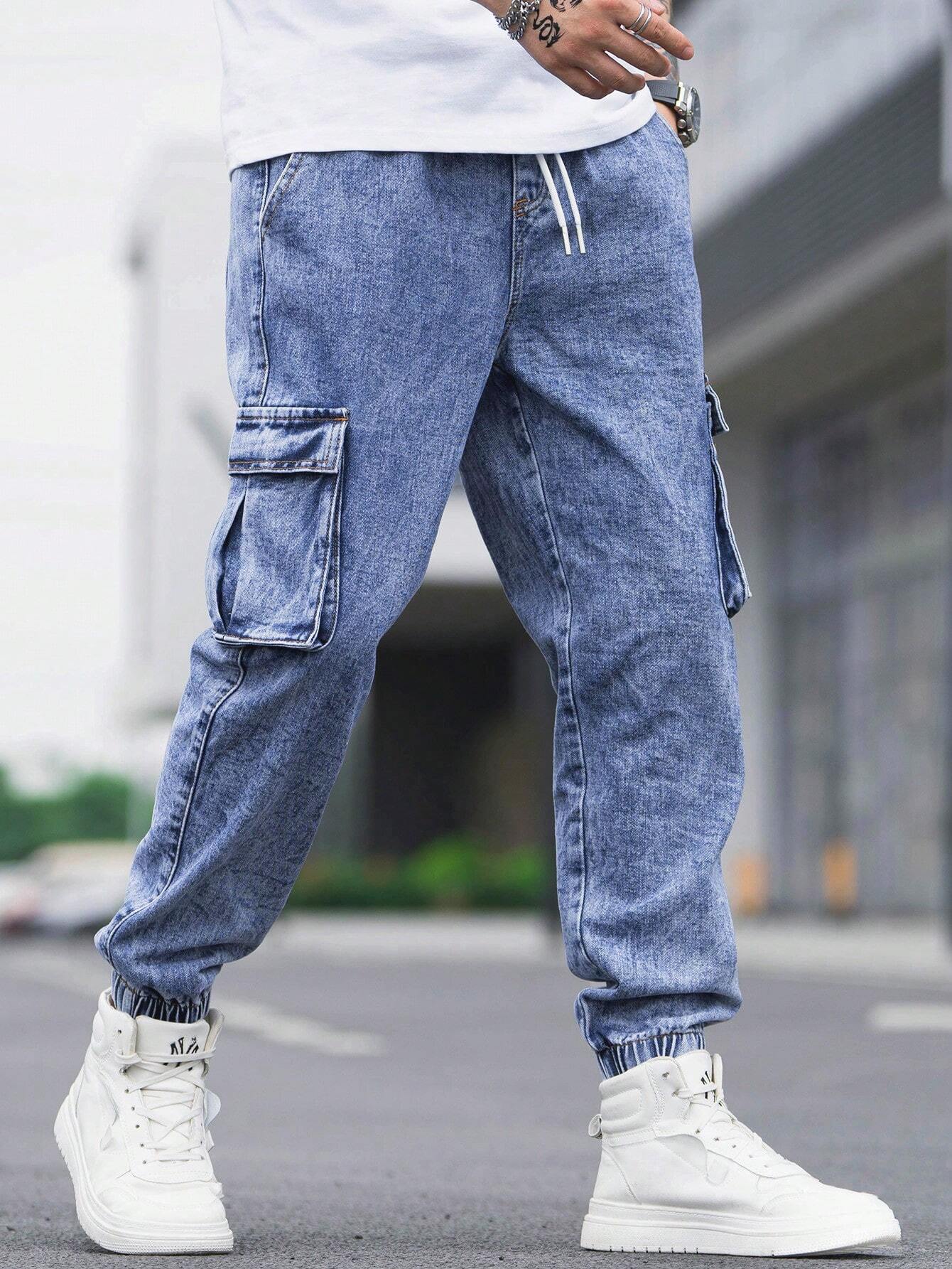 Manfinity Men Cotton Jogger Jeans