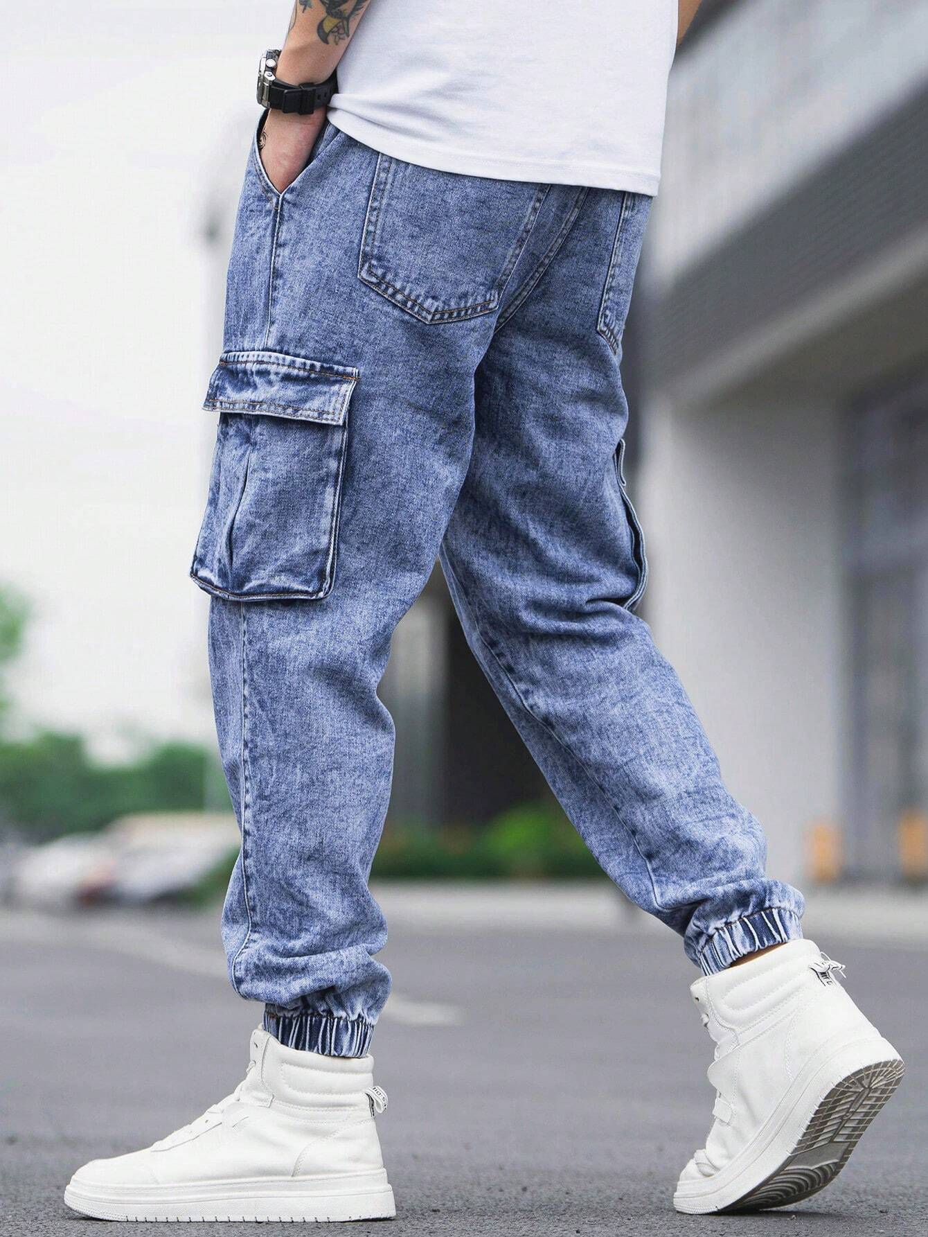 Manfinity Men Cotton Jogger Jeans