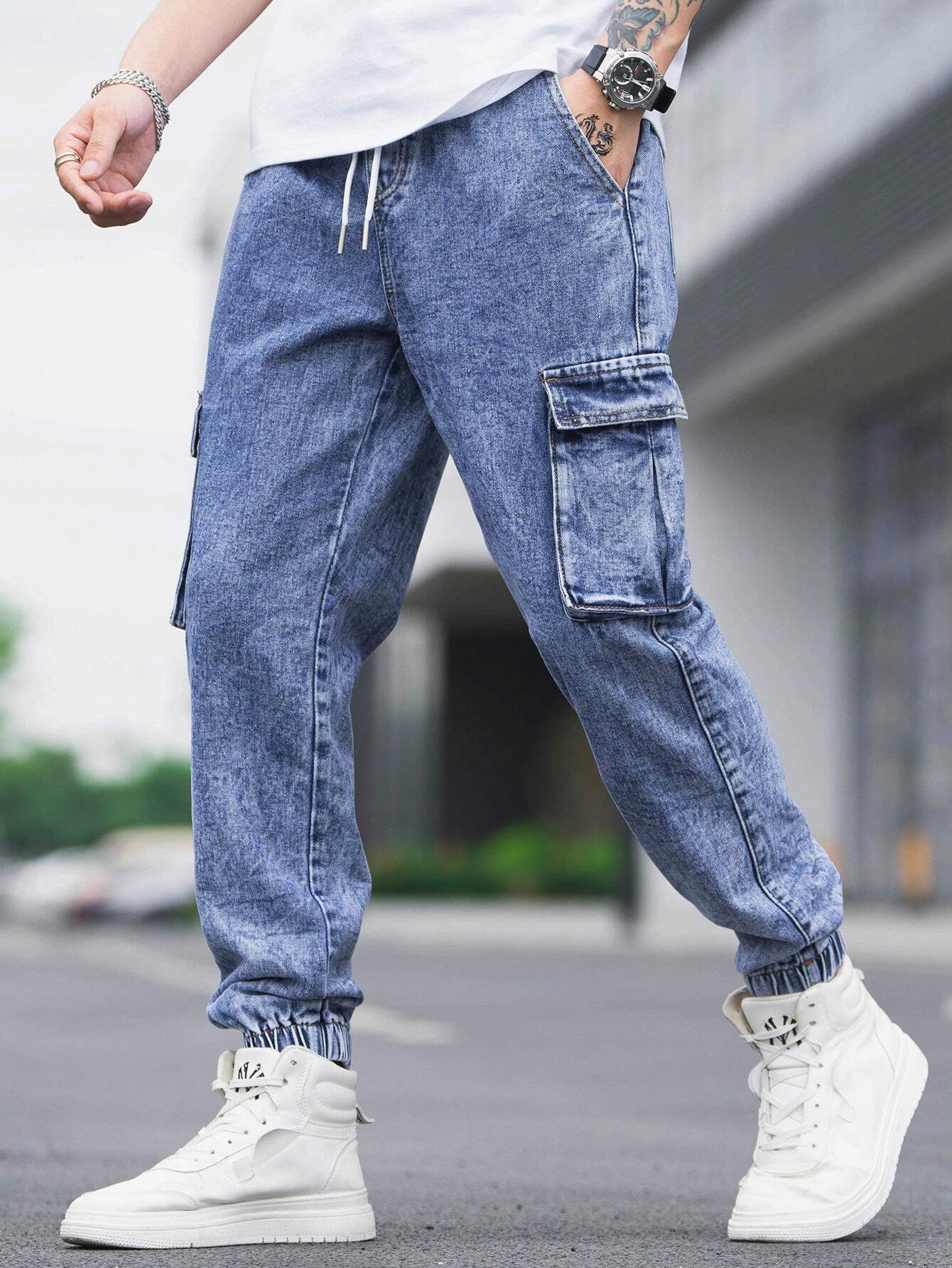 Manfinity Men Cotton Jogger Jeans