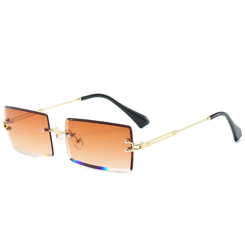  Sunglasses  Fashion Rimeless rectangle  