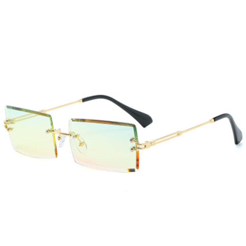  Sunglasses  Fashion Rimeless rectangle  