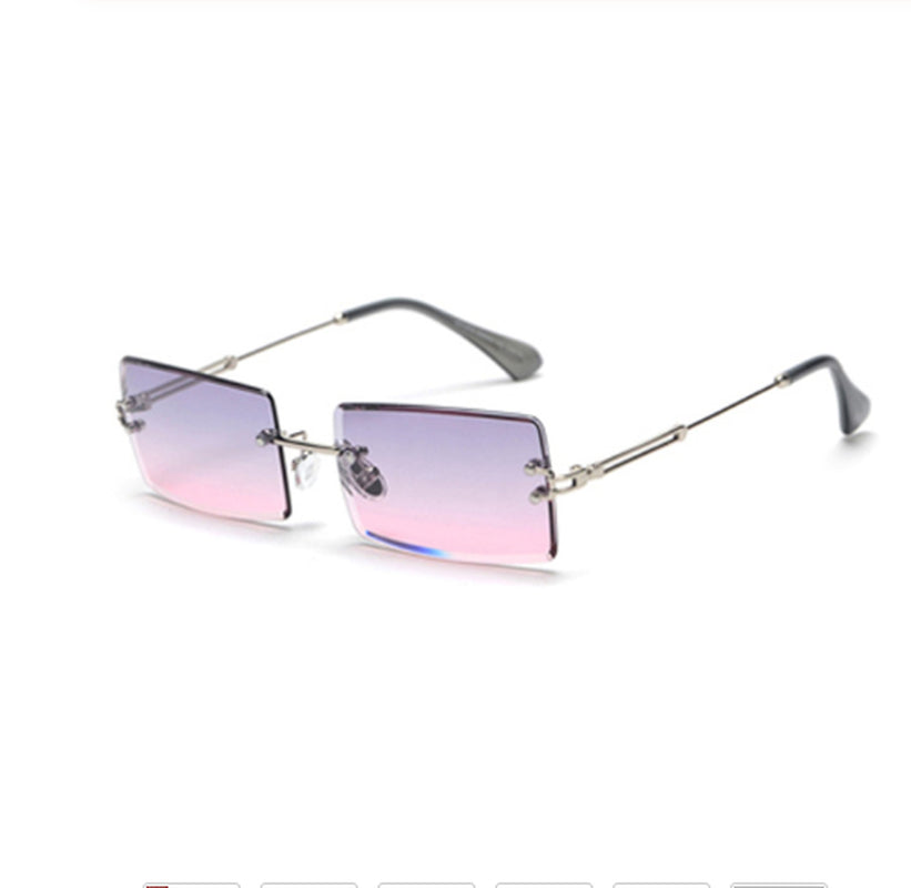  Sunglasses  Fashion Rimeless rectangle  