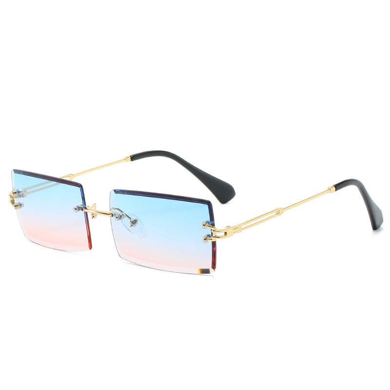  Sunglasses  Fashion Rimeless rectangle  