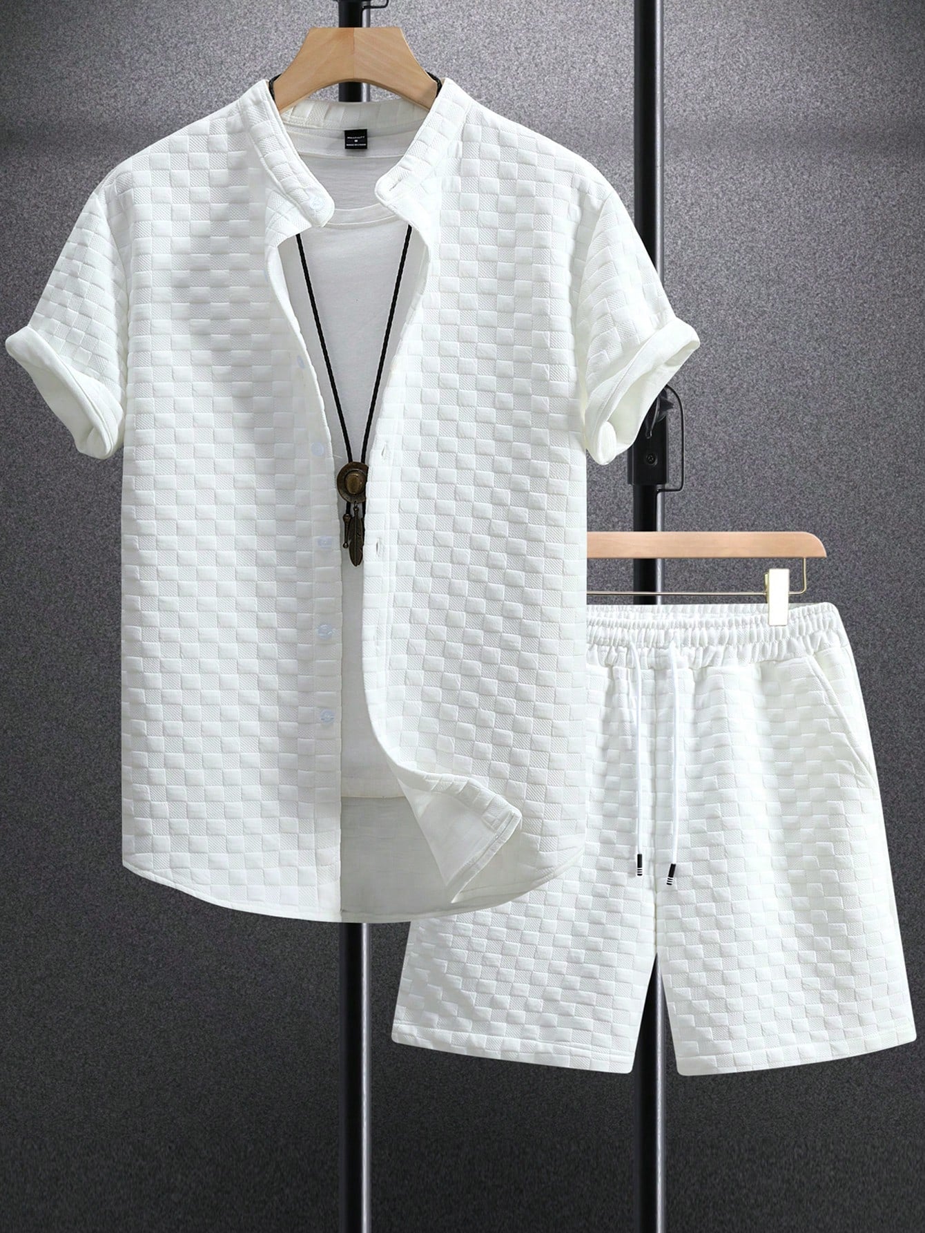 Manfinity Homme Men'S  Shirt and Shorts Set 