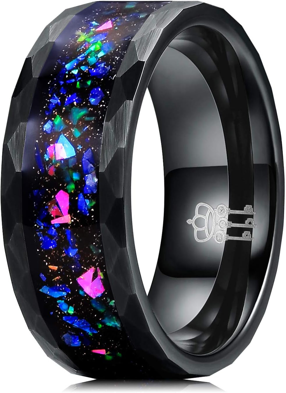 Mens  Tungsten Ring Galaxy Series 