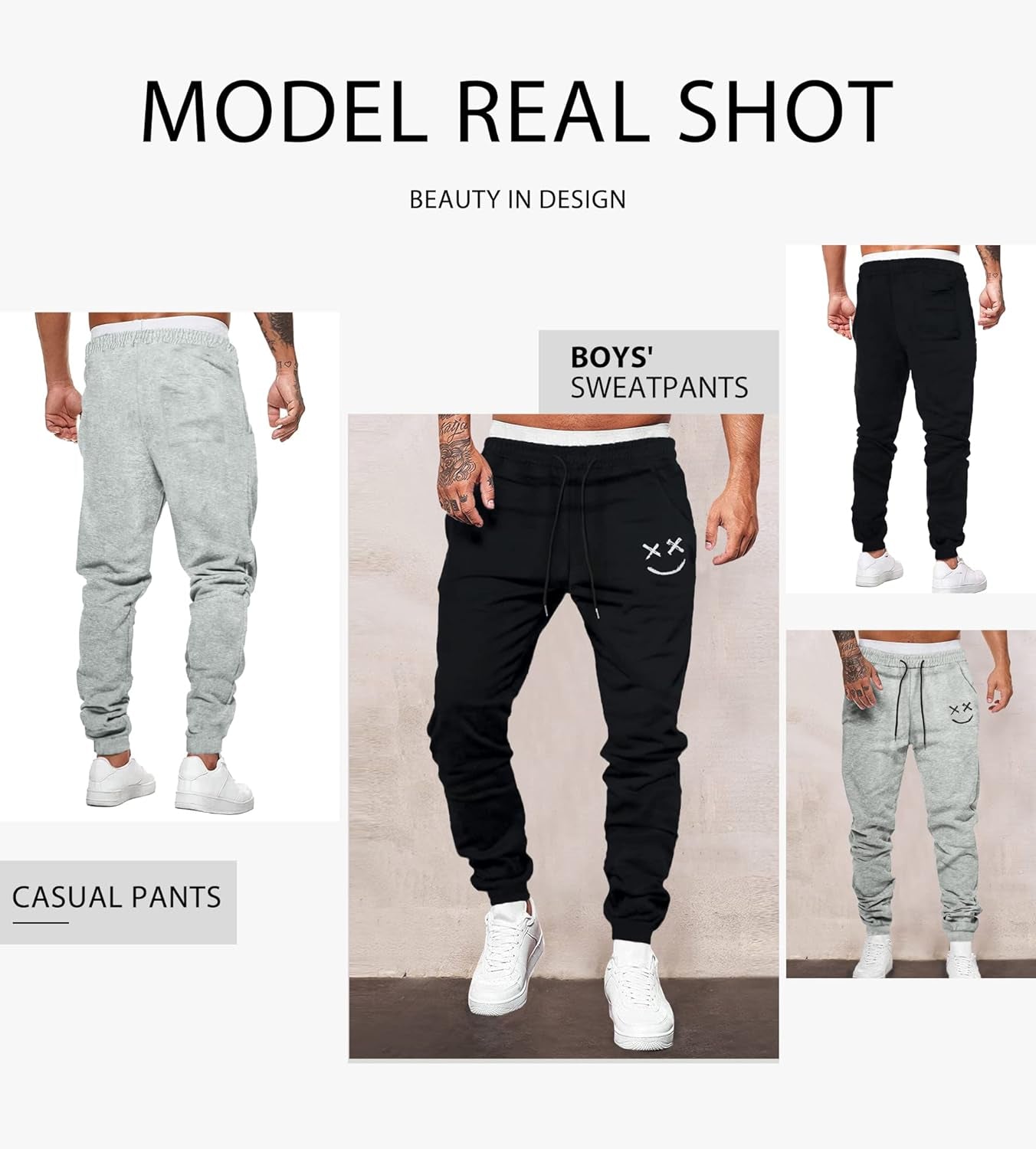 Mens Sweatpants Slim Fit 