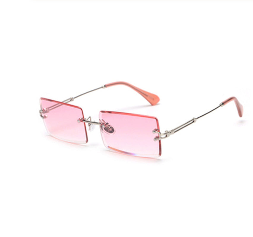  Sunglasses  Fashion Rimeless rectangle  