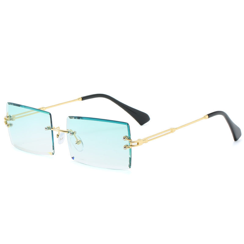  Sunglasses  Fashion Rimeless rectangle  