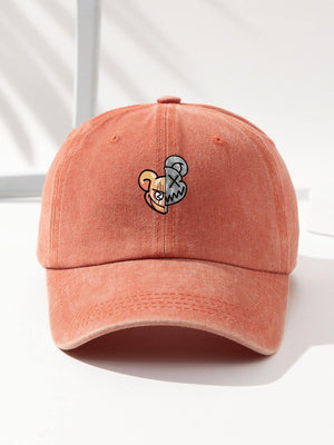 1Pc Men Cartoon Bear Pattern Baseball Cap for Daily Life Casual